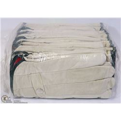BUNDLE OF 12 LEATHER LINED ROPER GLOVES MEDIUM