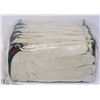 Image 1 : BUNDLE OF 12 LEATHER LINED ROPER GLOVES MEDIUM