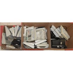 3 BOXES OF OFFICE PHONES ALL WORKING, SOME MISSING
