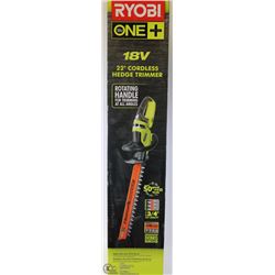 RYOBI 18V 22" CORDLESS HEDGE TRIMMER