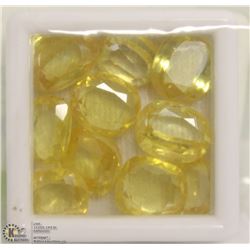 251) LAB CREATED SAPPHIRE TOTAL 53CT TEN PCS