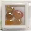 Image 1 : 263) NATURAL YELLOW SAPPHIRE TOTAL 25CT FIVE PCS