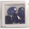 Image 1 : 253) NATURAL SAPPHIRE TOTAL 31CT FIVE PCS