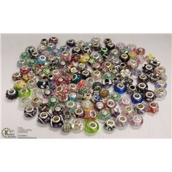 50+ PANDORA-STYLE CHARMS/GLASS BEADS