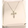 Image 1 : LADIES .925 SILVER CROSS & CHAIN