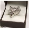 Image 1 : MEN'S EAGLE HEAD RING - SIZE 11