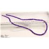 Image 1 : #115 RUSSIAN AMETHYST LOOSE BEAD NECKLACE 15"