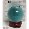 Image 1 : #130 BLUE CAT EYE QUARTZ CRYSTAL SPHERE BALL
