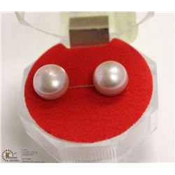 #36 FRESH WATER PEARL EARRING .925 STERLING SILVER