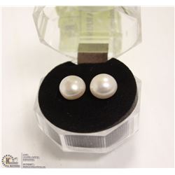 #39 FRESH WATER PEARL EARRING .925 STERLING SILVER