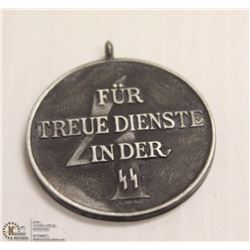 GERMAN WW II MEDAL FOR 4 YEARS SERVING IN THE SS