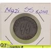 Image 1 : 1939 GERMAN NAZI SS 50 PFENNING COIN