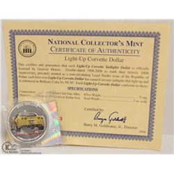 51) NATIONAL COLLECTORS MINT CORVETTE DOLLAR 1908