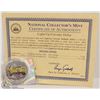 Image 1 : 51) NATIONAL COLLECTORS MINT CORVETTE DOLLAR 1908