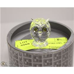 87) AUTHENTIC SWAROVSKI OWL. IN ORIGINAL
