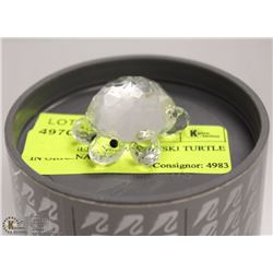 92) AUTHENTIC SWAROVSKI TURTLE IN ORIGINAL