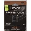 Image 1 : NEW 32GB LEXAR PROFESSIONAL SD CARD
