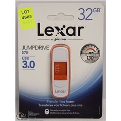 NEW LEXAR 32GB USB JUMPDRIVE