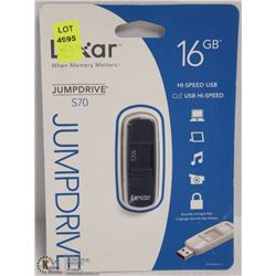 NEW LEXAR 16GB JUMPDRIVE