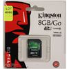 Image 1 : NEW KINGSTON 8GB SD CARD