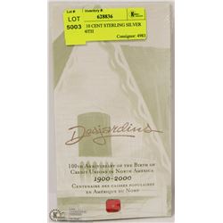 RCM 10 CENT STERLING SILVER COIN. 100TH