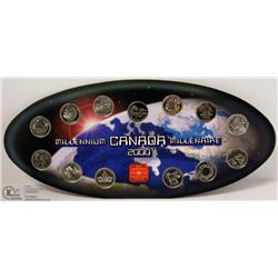 RCM MILLENNIUM 2000 QUARTERS COIN SET OF 13