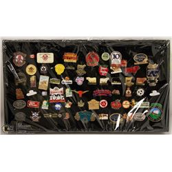 FLAT WITH COLLECTION OF "ALBERTA"  PINS
