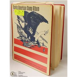 172) SCOTTS AMERICAN STAMP ALBUM. INCLUDES