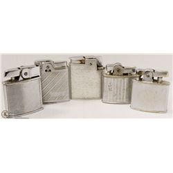 58) BAG OF VINTAGE RONSON LIGHTERS TOTAL 5
