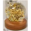Image 1 : 24KT GOLD FLAKE SNOW GLOBE - MOTORCYCLE