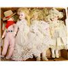 Image 1 : LOT OF 4 PORCELAIN DOLLS
