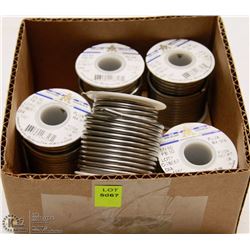 LOT OF 5 ROLLS OF SOLDER WIRE