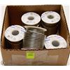 Image 1 : LOT OF 5 ROLLS OF SOLDER WIRE
