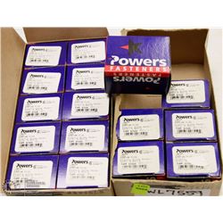 LOT OF 16 CASES OF PLASTIC SCREW ANCHOR