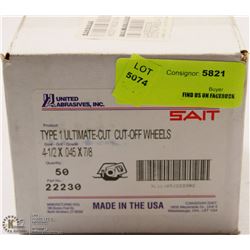 CASE OF 50PC ULTIMATE CUT OFF WHEELS