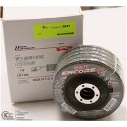 CASE OF SAIP ANCORE FLAP DISCS