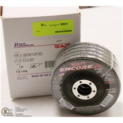 CASE OF SAIP ANCORE FLAP DISCS