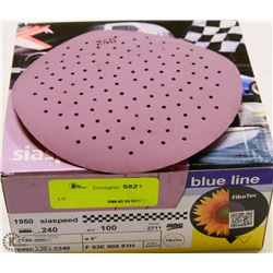 CASE OF BLUE LINE 6" SANDING DISCS