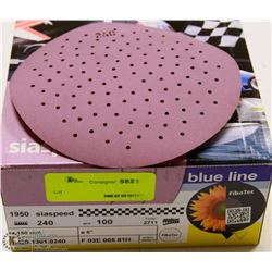 CASE OF BLUE LINE 6" SANDING DISCS