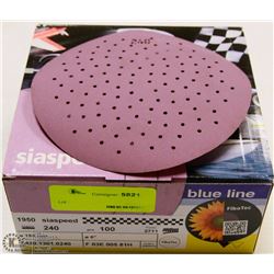 CASE OF BLUE LINE 6" SANDING DISCS