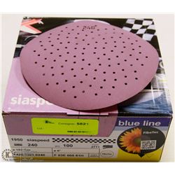 CASE OF BLUE LINE 6" SANDING DISCS