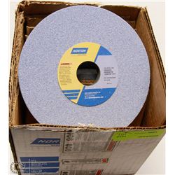 CASE OF 7 NORTON GRINDING WHEELS