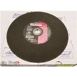 CASE OF 10 SAIP CHOP SAW WHEELS