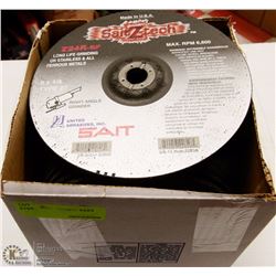 CASE OF 25PC SAIP DEPRESSED CENTER GRINDING WHEELS