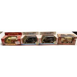 FLAT OF 4 DIE CAST CARS
