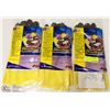 Image 1 : 3 PAIRS OF KLEENGUARD LATEX CHEMICAL RESISTANT