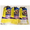 Image 1 : 3 PAIRS OF KLEENGUARD LATEX CHEMICAL RESISTANT