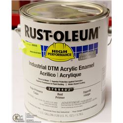 1 GALLON RUST-OLEUM INDUSTRIAL DTM ACRYLIC ENAMEL