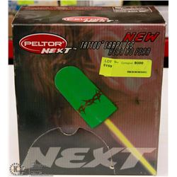 CASE OF PELTOR TATTOO EAR PLUGS