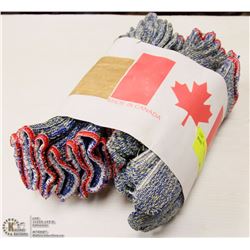 12 PAIRS OF WORK GLOVES